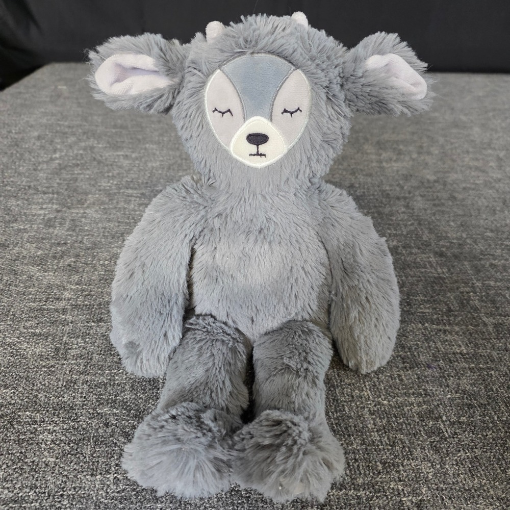 Slumberkins Ibex Kin Gray Goat Plush Stuffed Animal 14" Emotional Courage 2020